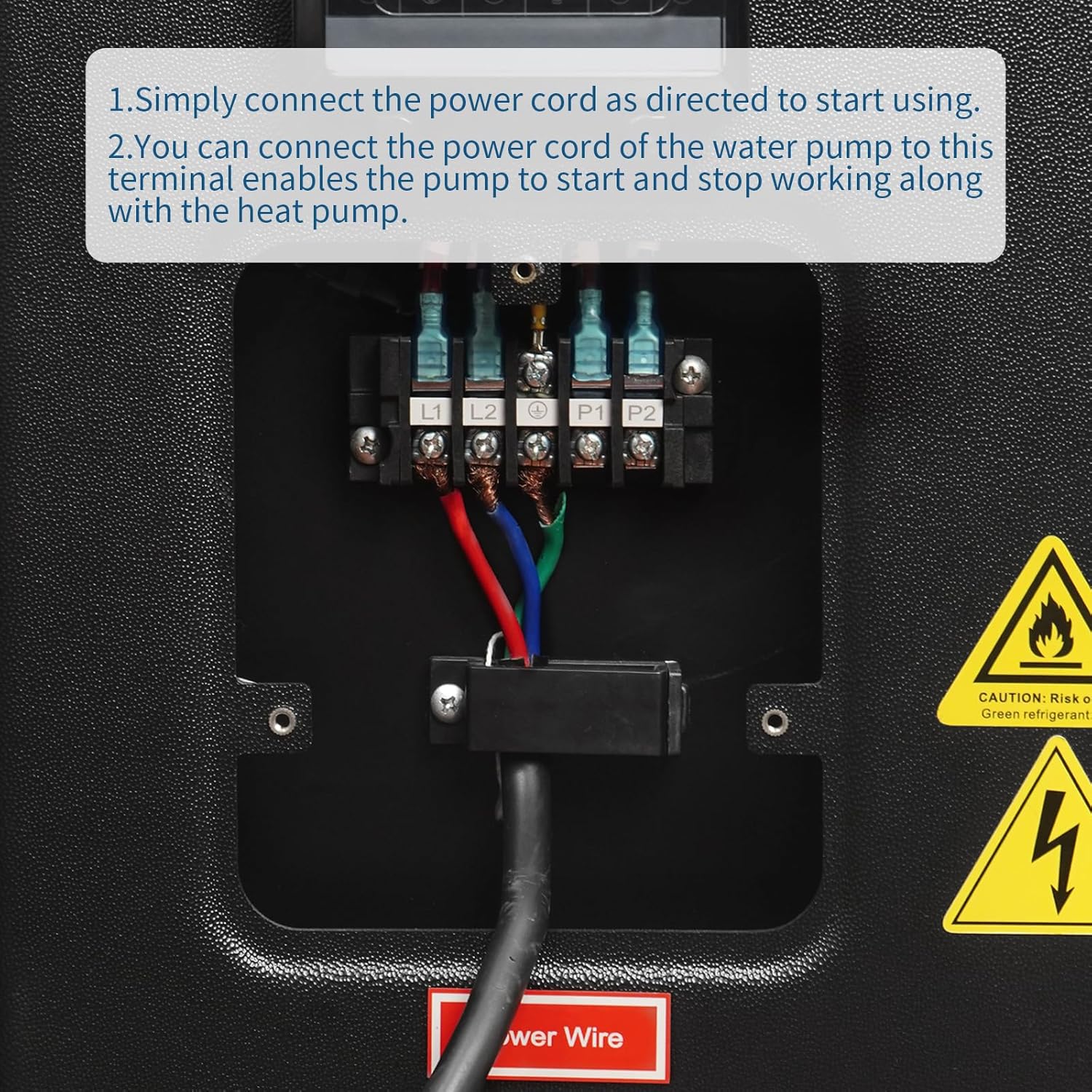 DOEL Swimming Pool Heat Pump, 44000BTU Full DC Inverter Pool Heater for Above and In Ground Pools and Spas, 13kW High Efficiency Pool Heater with WiFi Smart Control Panel, 220-240v