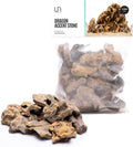 UNS Accent Stone - Aquascaping Hardscape for Freshwater Aquarium Aquascape - Shrimp, Turtle, Betta Fish Tank Decoration - Yellow Red Small Rock for Terrariums & Vivariums - Dragon Stone Ohko, 2.2 lb