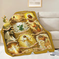 Jesus Blanket Christian Religious Faith Bible Verse Healing Prayer Throw Inspirational Scripture Catholic Spiritual Gifts for Men Women Adults Cozy Plush Fluffy Fuzzy Fleece Blanket Decor 50''X60''