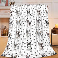 Boston Terrier Throw Blanket French Bulldog Frenchie Puppy Stuff Gifts for Dog Lover Kids Girls Boys Adults Women Men Soft Cozy Warm Plush Fluffy Fuzzy Fleece Blanket Decor 40''X50''