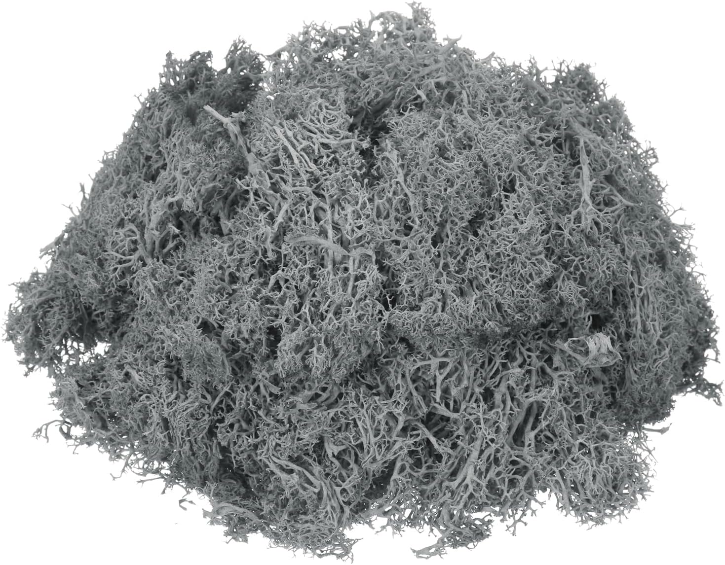 MECCANIXITY 3oz Preserved Reindeer Moss, Grey Decorative Artificial Fake Moss for Potted Plants Indoor Crafts Lichen Centerpieces Decor