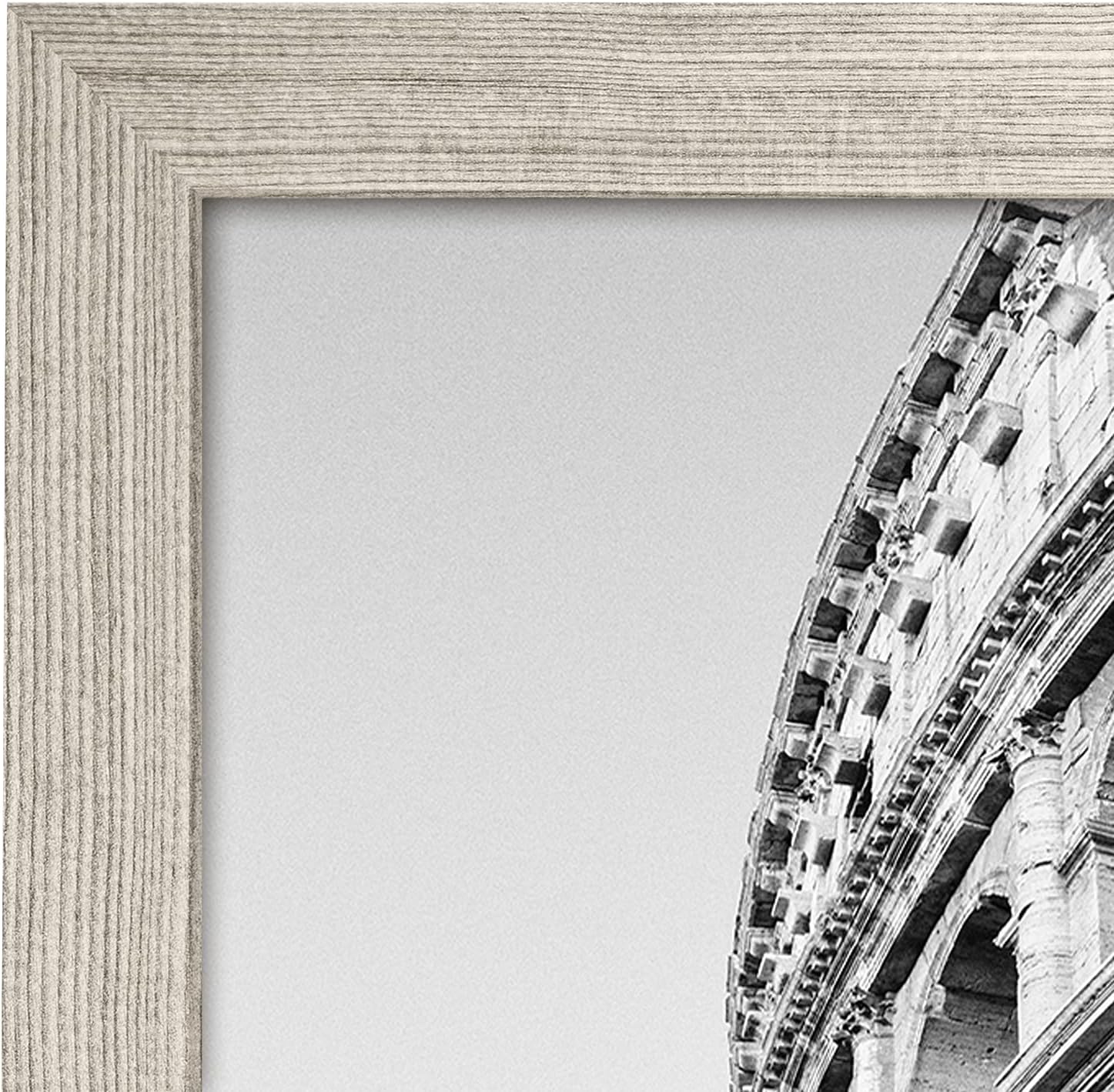 Americanflat 20x24 Picture Frame with Polished Plexiglass - Wide Picture Frames Made of Engineered Wood for Vertical or Horizontal Wall Display - Epic Collection - Driftwood
