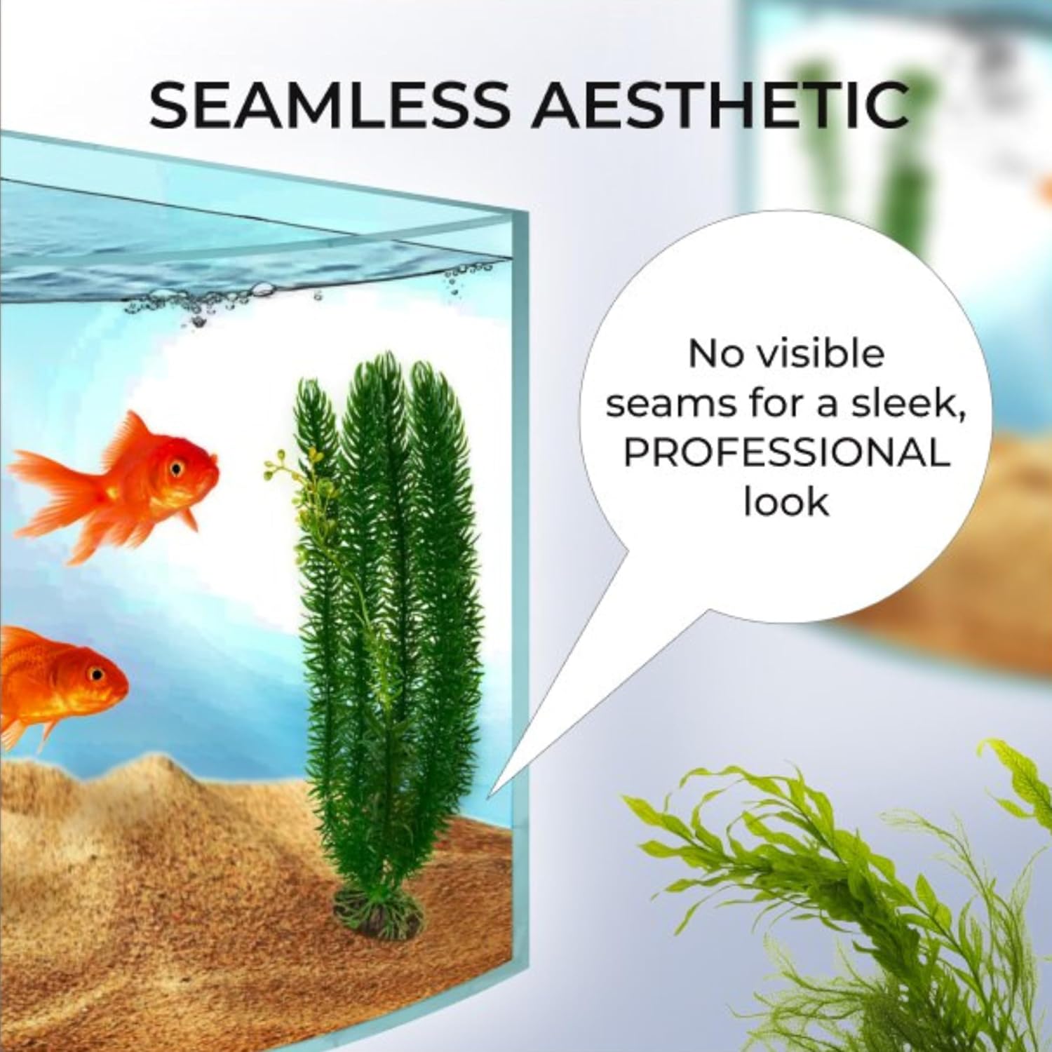 Skywin Corner Fish Tank, 1.71 Gallon Acrylic Fish Tank, Corner Aquarium for Real Life Fish, Aquarium for Small Fish, Aquariums & Fish Bowls