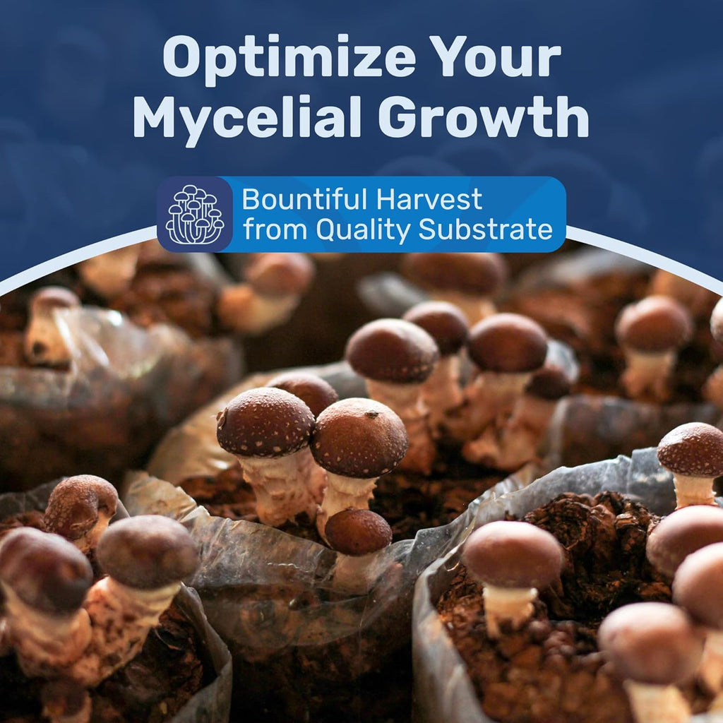 Surfin' Spores Premium Bulk Mushroom Substrate - 5 lbs Expert Mycologist Blend of Coco Coir, Vermiculite & Gypsum, Pasteurized & Odor-Free, Long Shelf-Life, Ideal for Monotub Cultivation