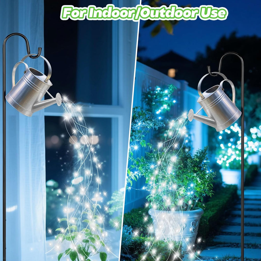 200 Led Fairy String Lights with Remote Timer, Firefly Bunch Lights Battery Operated, 8 Flashing Modes 10 Strand, Waterfall Twinkle Lights for Indoor Outdoor Halloween Christams Decor, Cool White