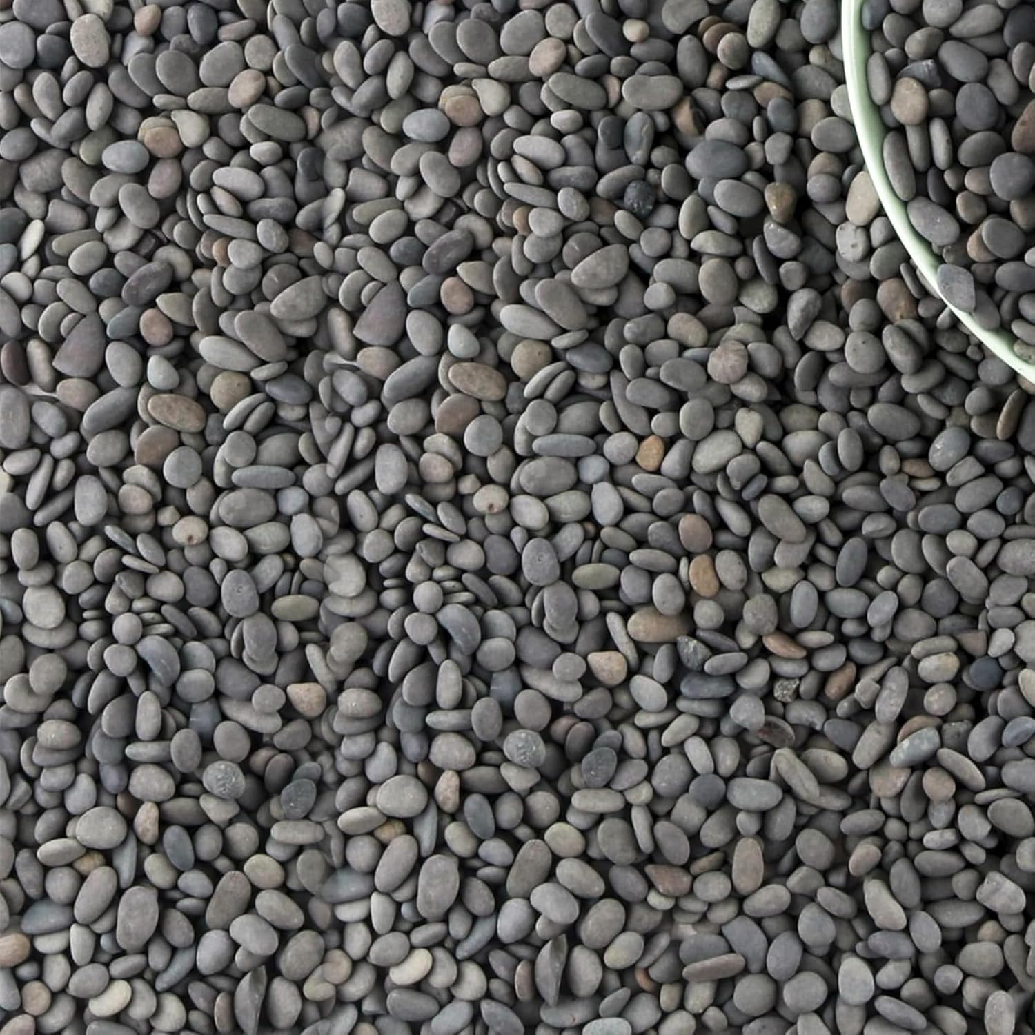 45lb River Rocks Pebbles for Plants & Succulents, Decorative Outdoor Landscaping Garden Rocks, Natural Small Mexican Beach Pebbles Aquarium Rocks Gravel for Fish Tanks Vase Yard Decor