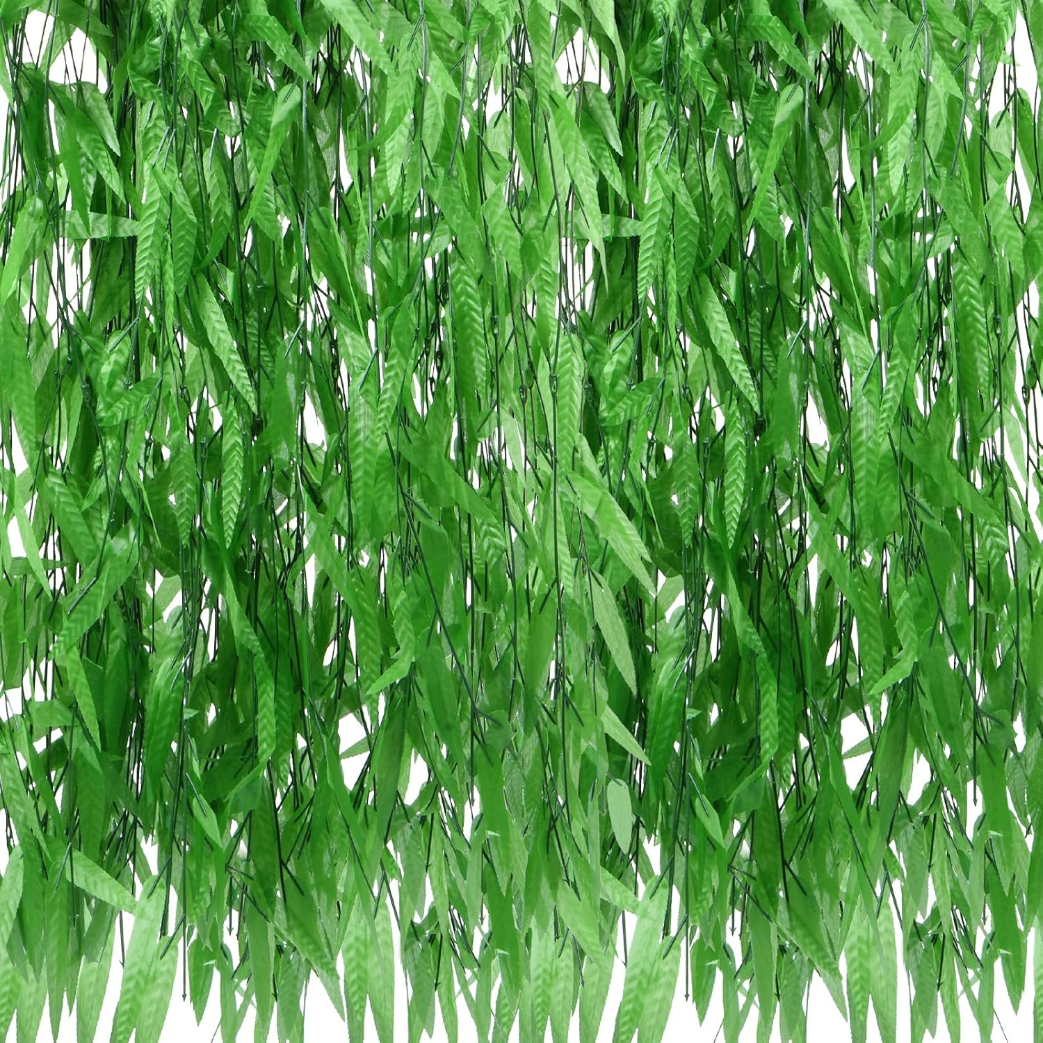 200pcs 1200 ft Artificial Ivy Garland Fake Wall Vines for Bedroom Decor Artificial Greenery Ivy Hanging Vine Fake Plants for Jungle Party Room Home Garden Outdoor Wedding Decor
