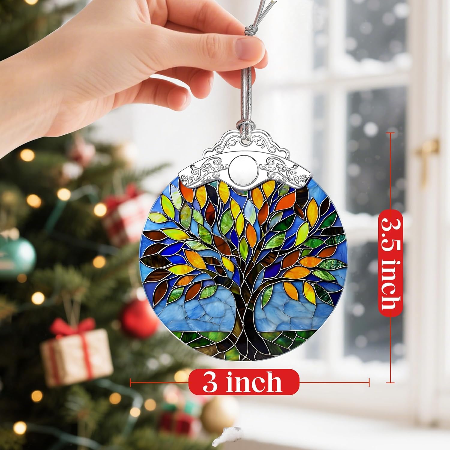 Tree of Life Christmas Ornaments: Christmas Tree Ornaments, Holiday Decor for Tree Lover, Stocking Stuffers, Gift Ideas, Housewarming Gift, Xmas Gifts & Gifts for Women, Mom