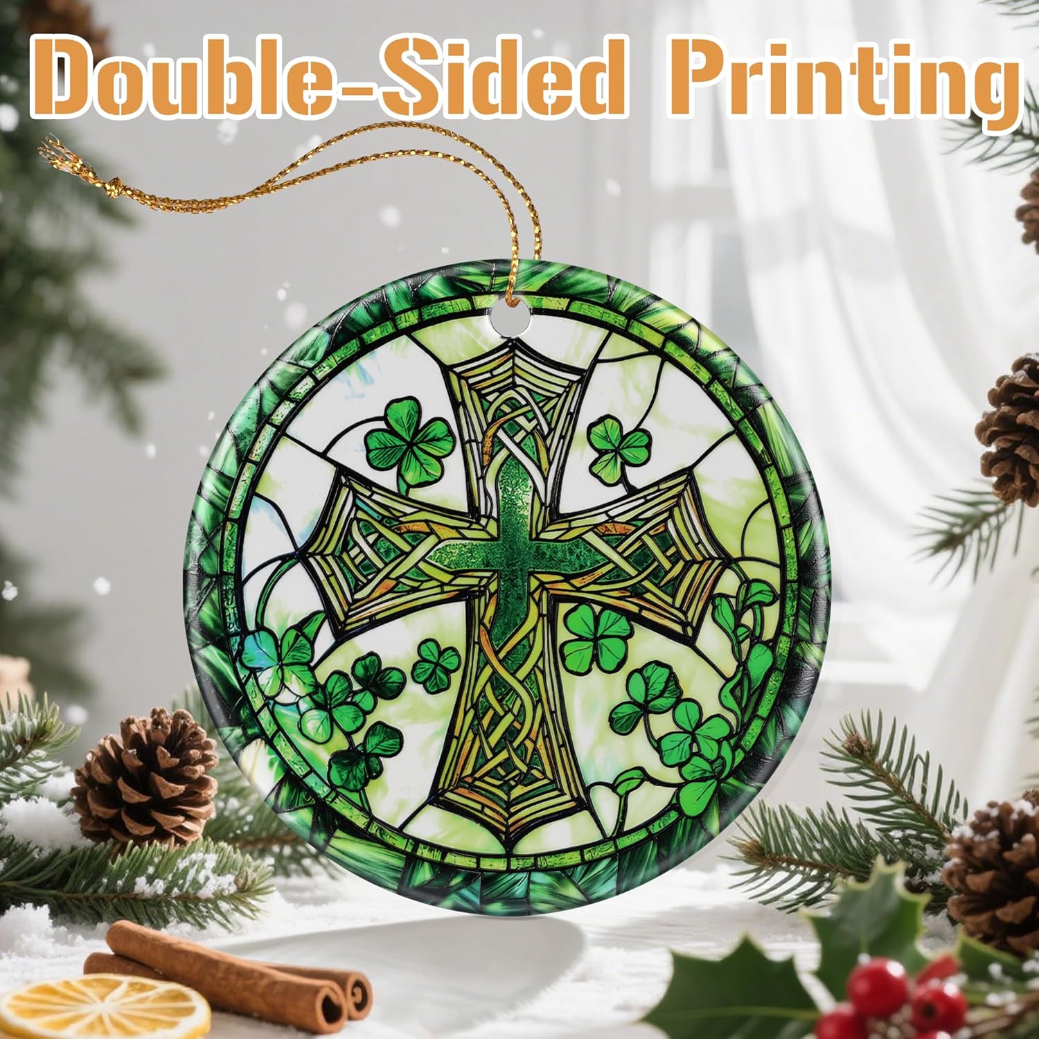 Religious Christmas Tree Decorations, Christmas Ornaments, Keepsake Ornaments, Holiday Decor, Cross Gifts, Christian Gift, Religious Gift, Holiday or Xmas Gifts