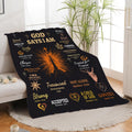 Bible Verse Blanket Spiritual Prayer Christian Faith Throw Inspirational God Says I Am Scripture Religious Gifts for Women Men Adults Girls Soft Cozy Plush Fuzzy Fleece Blanket Decor 60''X80''