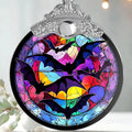 Christmas Ornament, Bat Christmas Decor, Bat Ornaments for Christmas Tree, Stained Glass Ornament, Bat Gifts, Holiday Decorations and Xmas Gifts Ideas