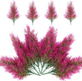 RECUTMS Artificial Pine Branches - Faux Evergreen Pine Leaves Fake Sprigs Christmas Stem Christmas Greenery Picks Decorations for Centerpieces Garland Wreath Craft DIY Home Kitchen Garden(Fuchsia)