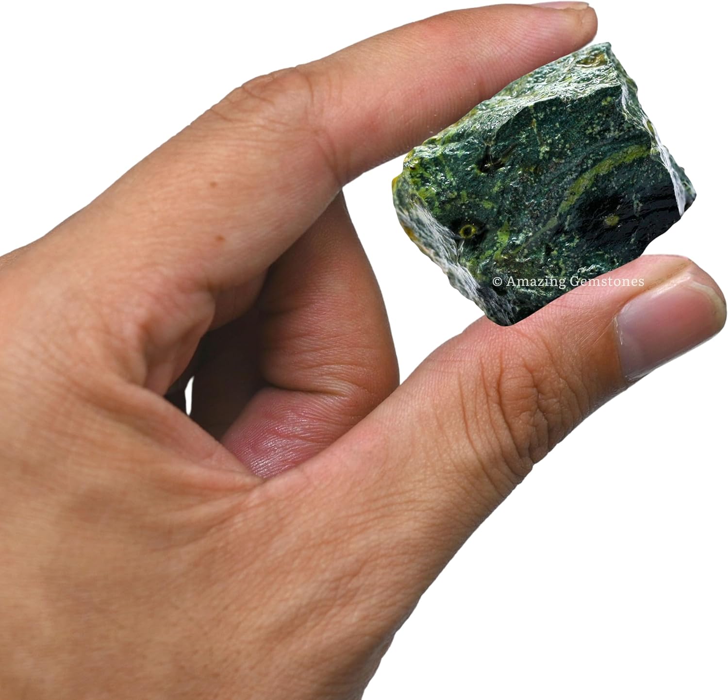 Amazing Gemstone 2 Pieces Kambaba Jasper Raw Crystals and Healing Stones, Natural Rocks for Tumbling and DIY Raw Stones and Crystals