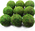 Large Decorative Moss Balls, 9 Pcs 3.5" Green Dried Moss Spheres, Greenery Balls Faux Mossy Globes, Balls for Bowls Filler, Wedding Decors, Centerpiece (3.5"- Set of 9)