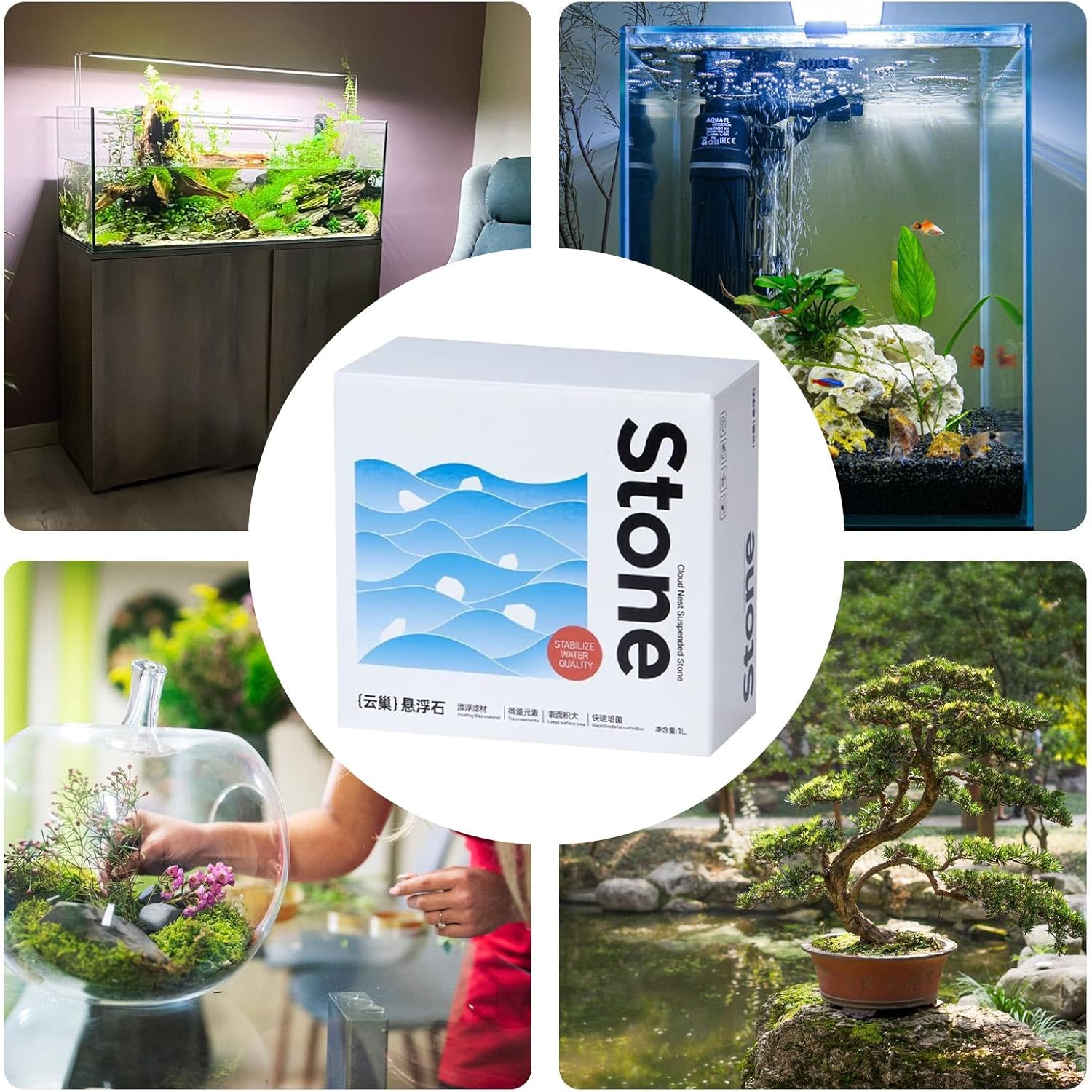 Tank Filter Floss – Polishing Water Media, Aquarium Cleaning Accessory | For Shrimp Turtle Plant Aquatic Habitat, Freshwater Saltwater Fish Tanks, Pond Garden Maintenance, Filter Replacement Pads, Aqu