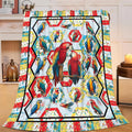 Parrot Bird Throw Blanket Macaw Stuff Gifts for Kids Girls Boys Adults Women Men Soft Cozy Warm Plush Fluffy Fuzzy Fleece Blanket Decor 40''X50''