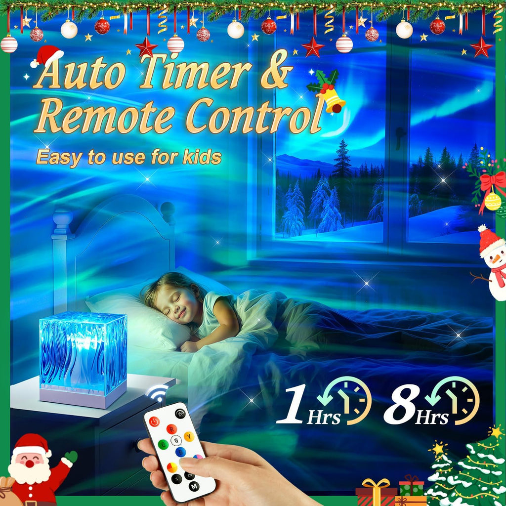 Christmas Gifts for Teens Northern Lights Projector,18 Color Gifts for Teen Boys Gifts for Teenage Girls,Remote Galaxy Projector for Bedroom Night Light for Kids Galaxy Light,Cute Room Decor Aesthetic