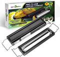 REPTI ZOO UVB Reptile Light, New Version T5 HO UVB Lighting Combo Kit, Reptile Terrarium Hood with 5.0 UVB Tube Bulb, Reptile Light Fixture 8W-12Inch