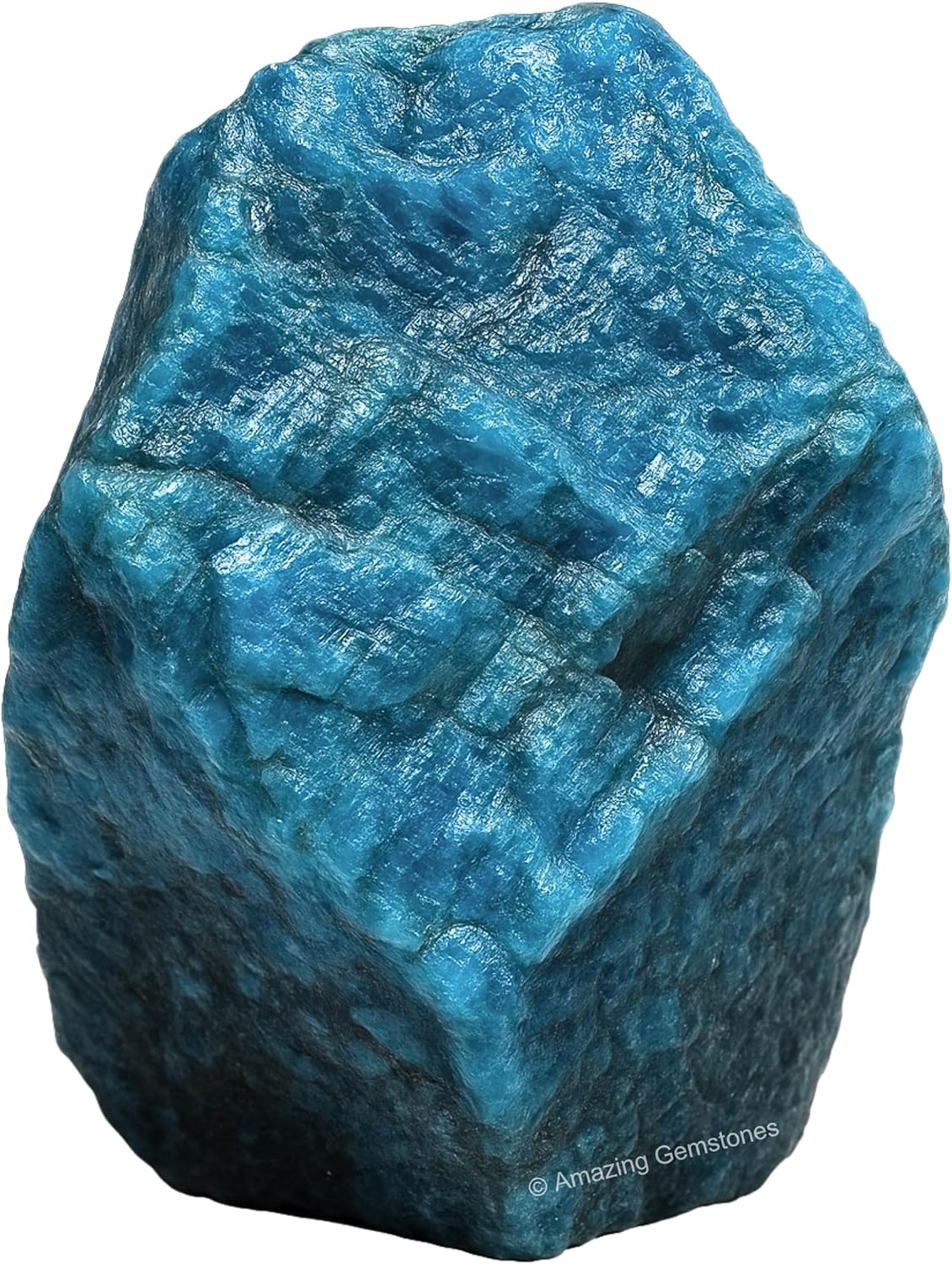 Amazing Gemstone Apatite Raw Crystals and Healing Stones, Natural Rocks for Tumbling - DIY Raw Stones and Crystals, 2 Pieces