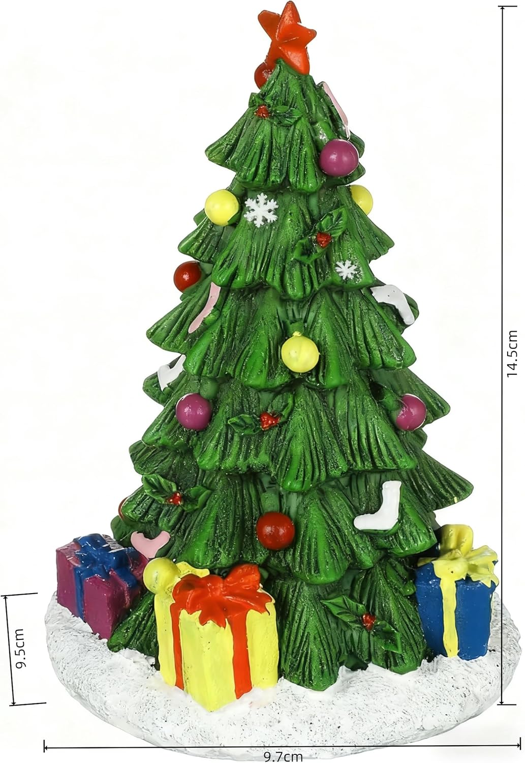 Betta,Friendly Christmas Tree Aquarium Decoration,Holiday Fish Tank Landscape Ornament