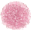 WAYBER Glass Stones, 1Lb/460g Irregular Sea Glass Dercorative Rocks Non-Toxic Artificial Crystal Pebbles for Aquarium Decoration/Vase Filler/Table Scatter/Handcraft/Jewelry Making/Gems Display, Pink