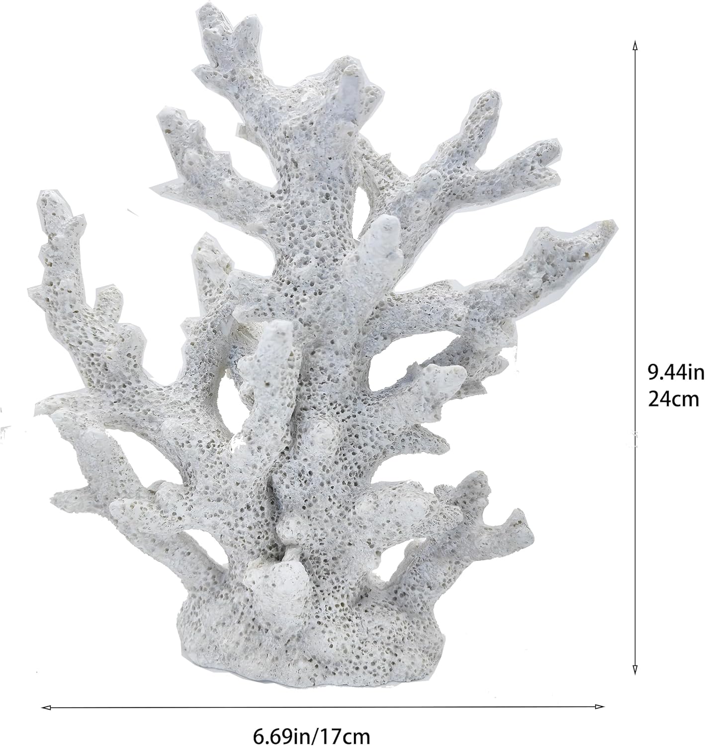 Beach Coastal Decor Coral Reef Home Decor Coral Statue Sculpture Home,Desk,Bathroom,Desktop Shelf Statue,Marine Themed Gifts