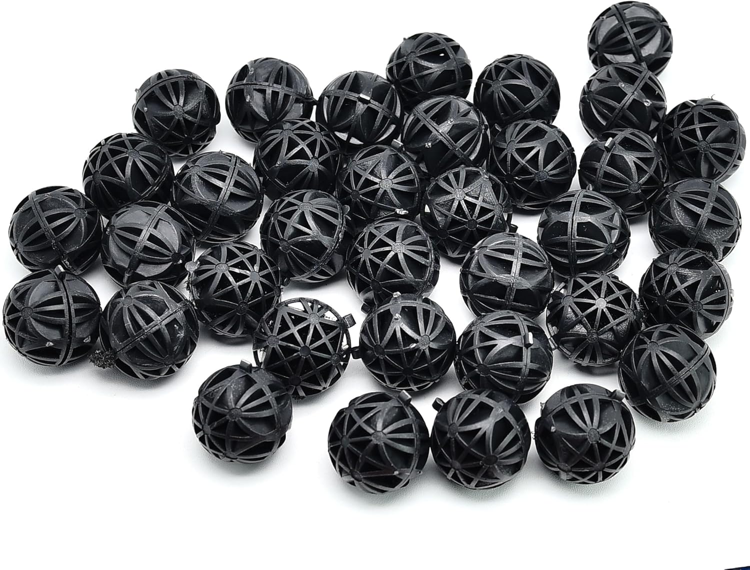 Surf turtle Bio Balls Filter Media100 Pcs 1-Inch Aquarium Bio Balls Filter Media for Fish Tank, Aquarium, Pond Filter Media