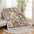 Bird Blanket Cardinal Hummingbird Sparrow Bird Throw Blanket Gifts for Women Men Boys Girls Kids Adults Super Soft Cozy Plush Fluffy Fuzzy Fleece Blanket Home Decor 60''X80''
