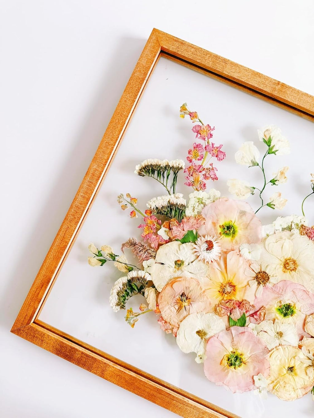 16x20 Floating Frame Double Real Glass Picture Frame Burmese Teak Wood Floating Picture Frames 16x20 Floater Frame 20x24 Floating Frames Memory Box