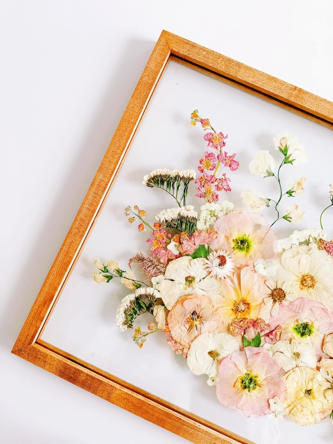 16x20 Floating Frame Double Real Glass Picture Frame Burmese Teak Wood Floating Picture Frames 16x20 Floater Frame 20x24 Floating Frames Memory Box