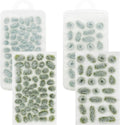 Woohome 78 PCS White Nylon Grass Tufts Model Scenery Kit for DIY Railway, Fairy Garden, Diorama