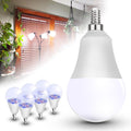 Grow LED Light Bulbs Full Spectrum, E12 12W Small Candelabra Sun Plant Bulbs 100w Equivalent, Balanced Spectrum 5000K Blue Red for Flowers,Seed Starting,Indoor Growing,6Pcs