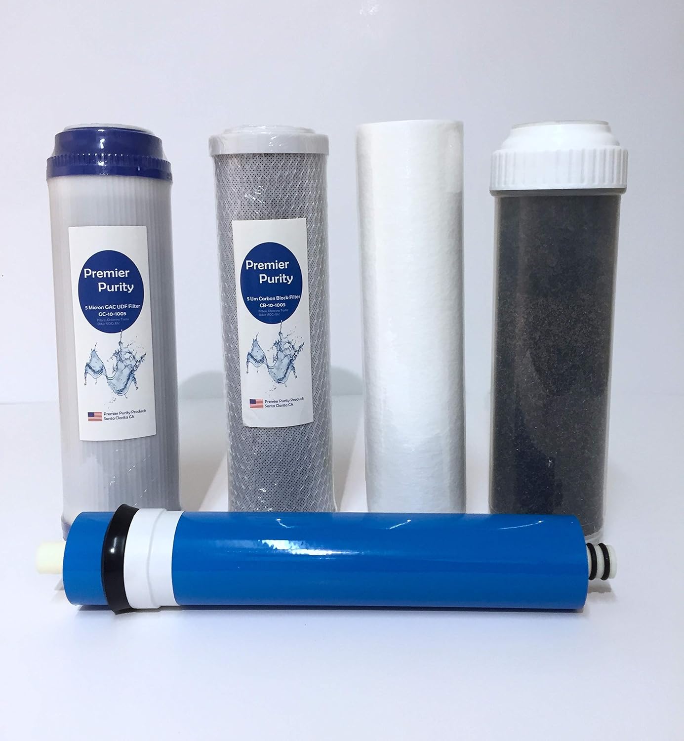 Premier Reverse Osmosis RO/DI Aquarium Reef Water Filter System | 75GPD - 5 Stage