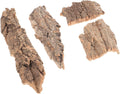 Totority Natural Cork Bark 4 PCS Cork Terrarium Background Natural Reptile Bark Backdrop Reptile Climbing Mat Habitat Decor for Spider Lizard Chamelon Turtle Beared Dragon