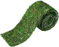 40'' x 6'' Moss Roll, Dried Moss Table Runner Green Moss Sheet for Crafts Preserved Moss Mat for Table Decoration Fairy Wedding Party Woodland Garden Decor