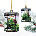Personalized Aquarium Christmas Ornament, Fish Christmas Ornament, Gift for Fish Lover, Custom Aquarium Christmas Tree Keepsake, Kids First Gift Ideas, Pet Kids Ornament (AFT2)