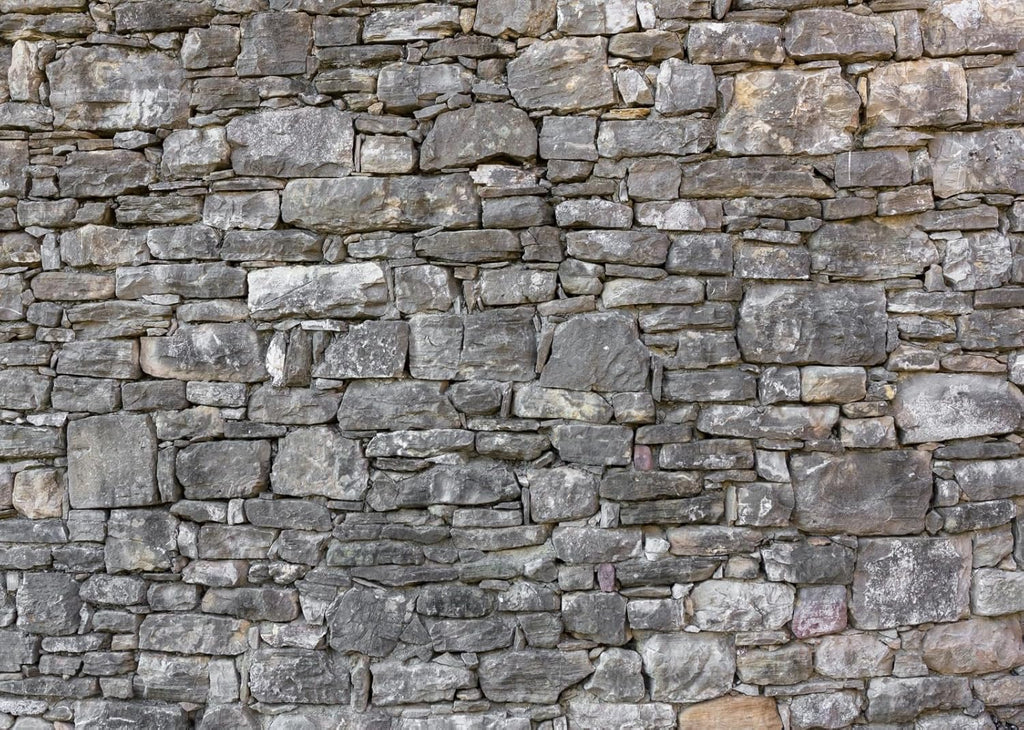 7x5ft Fabric Ancient Stone Wall Backdrop Gray Brick Stone Wall Textured Rock Wall Background Boy Kid Adult Artistic Portrait Photo Shoot Studio