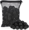 Segarty Aquarium Bio Balls, 1 inch Koi Pond Filter Media Bio Ball with Sponge for Aquarium Filter Canister Filter Biological Filtration for Freshwater Marine Fish Tank Sump (50 PCS with Mesh Bag)