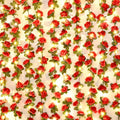 BLEUM CADE 5Pcs 41Ft Flower Garland Artificial Rose Vines with 32.8Ft String Lights, Cute Fake Hanging Flower Vines Floral Garland Decorations for Wedding Party Wall Room Decor Aesthetic