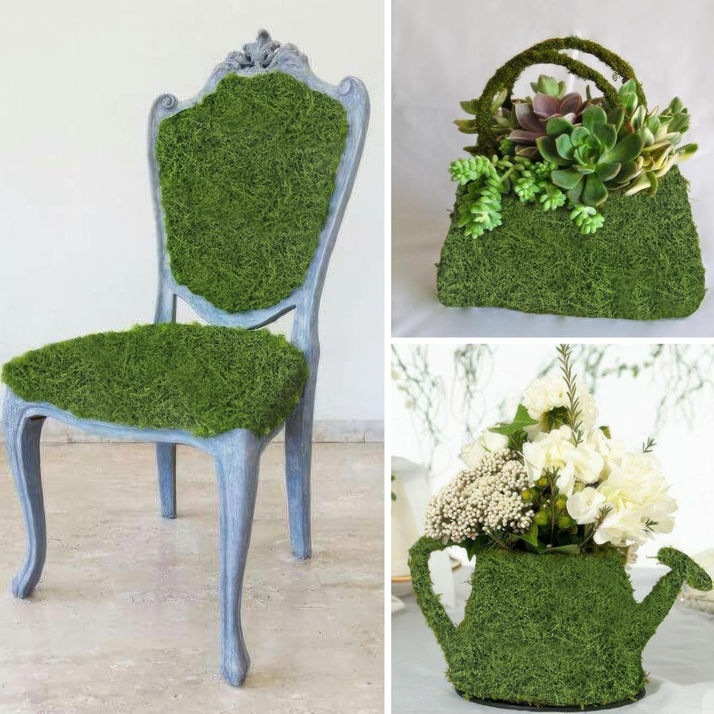 FAICOIA Moss Table Runner Fake Moss Rolls for Decoration 12" x 71" Artificial Moss for Plants Indoor Green Faux Grass for Planters Crafts DIY Table Centerpieces Fairy Garden Floral Wedding 30 x 180cm