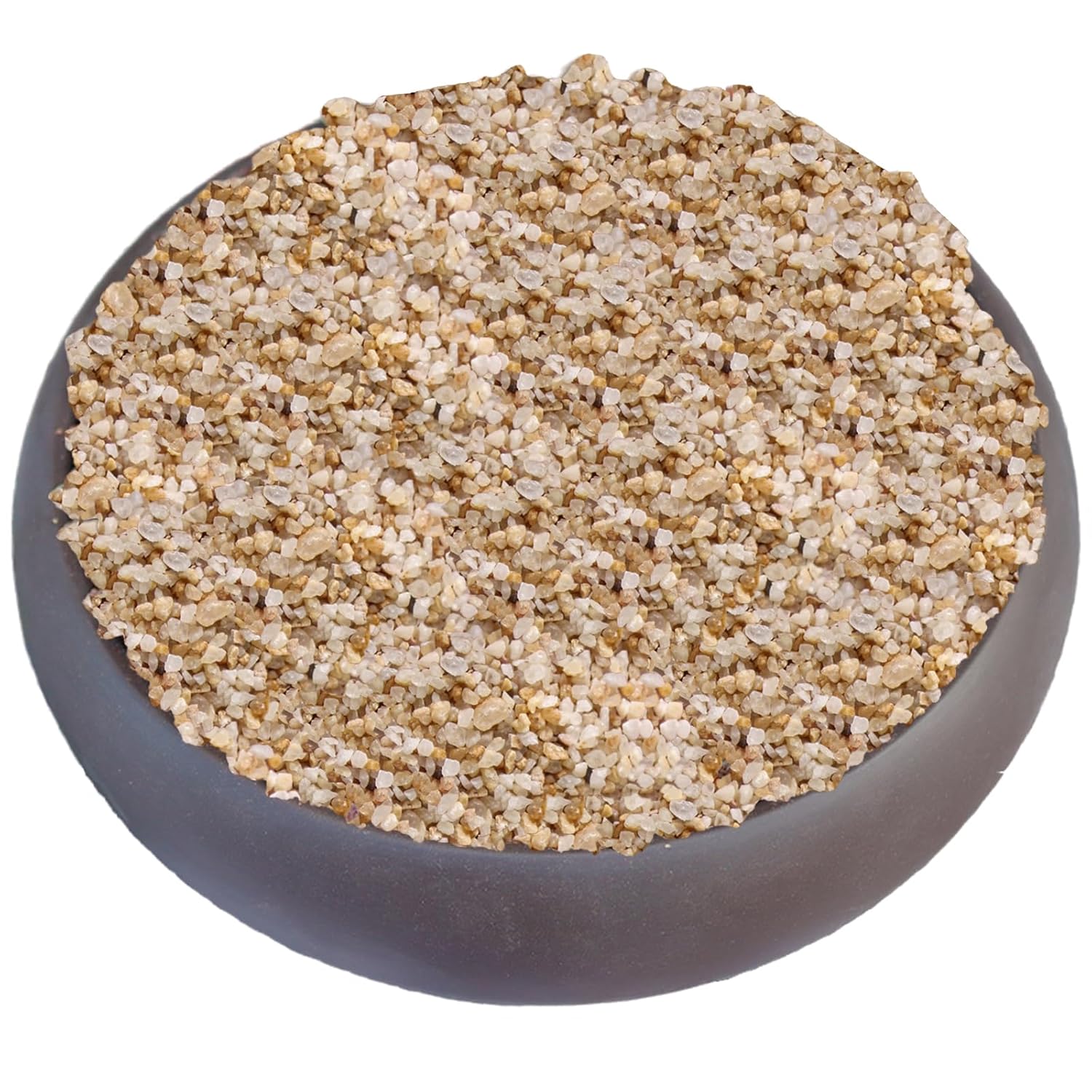 18 Pounds Coarse Silica Sand Succulent and Cactus Bonsai Stones Soil Cover Gravel for Indoor Outdoor Plants Natural Decorative Rocks for Fairy Gardening, Vase Fillers, Aquariums, Carnivorous Plant Mix