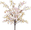SITUMEIZI Artificial Cherry Blossom Branches Silk 40.58 Inch Faux Cherry Flowers Tall Stems for Home Wedding Bedroom Table Japanese Real Touch Vase Decoration(4Pcs,Pink)