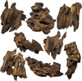 Hamiledyi Natural Driftwood for Aquarium Decor Sinkable Reptile Wood Branches Fish Tank Log Habitat Decorations Terrarium Ornament Assorted