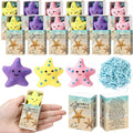 Wettarn 12 Sets Starfish Story Gifts Cute Stress Balls with Gift Boxes You Make a Difference Desk Decor Appreciation Party Favors for Employee Coworker Teacher Inspirational Stress Relief Toys