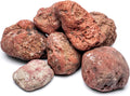 SubstrateSource Natural Stone for Aquarium, Terrarium, Paludarium, Reptile Enclosures - Set of Decorative Rocks for Landcapes, Aquascaping, Fish Tank Decor (Blood Stone, 10 Pounds)