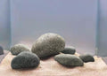 LANDEN Taiji Stone Natural Rocks(18lbs, 2~9 inches,6pcs) for Aquascape and Bonsai, Aquarium, Paludarium, Fish Tank Decoration Rocks, Landscaping Model Stone