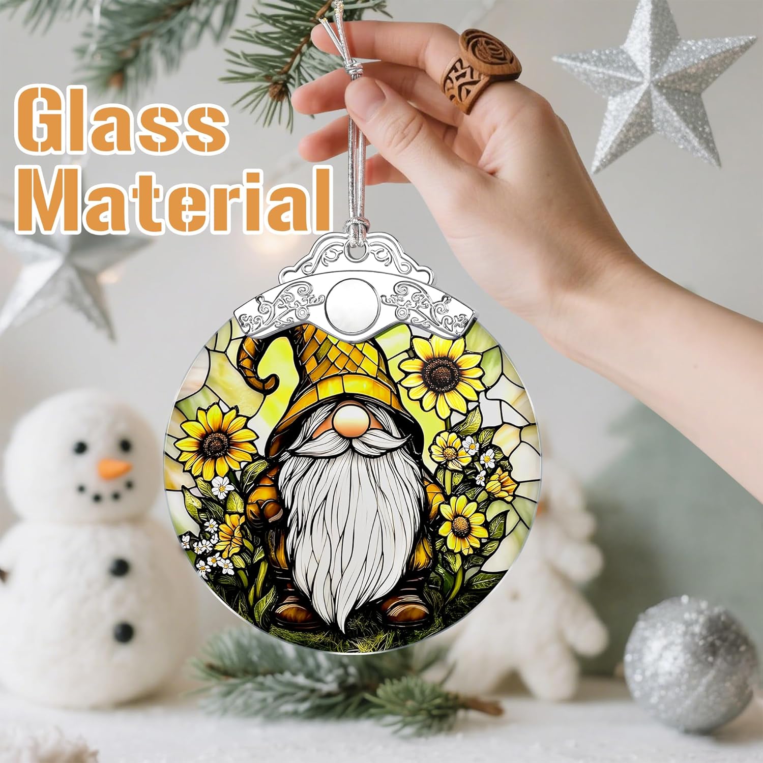 Christmas Ornament, Christmas Tree Ornaments, Keepsake Ornaments, Holiday Decor, Holiday & Xmas Gifts, Gifts for Garden Lovers & Gnome Lovers - Gnome-Theme