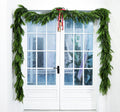 12FTx1 Extra Full Christmas Garland Real Touch Norfolk Pine Garland Faux Greenery Garlands Christmas Decorations Norfolk Pine Garlands for Stairs, Railing,Table Holiday Seasonal Indoor Mantle Decor