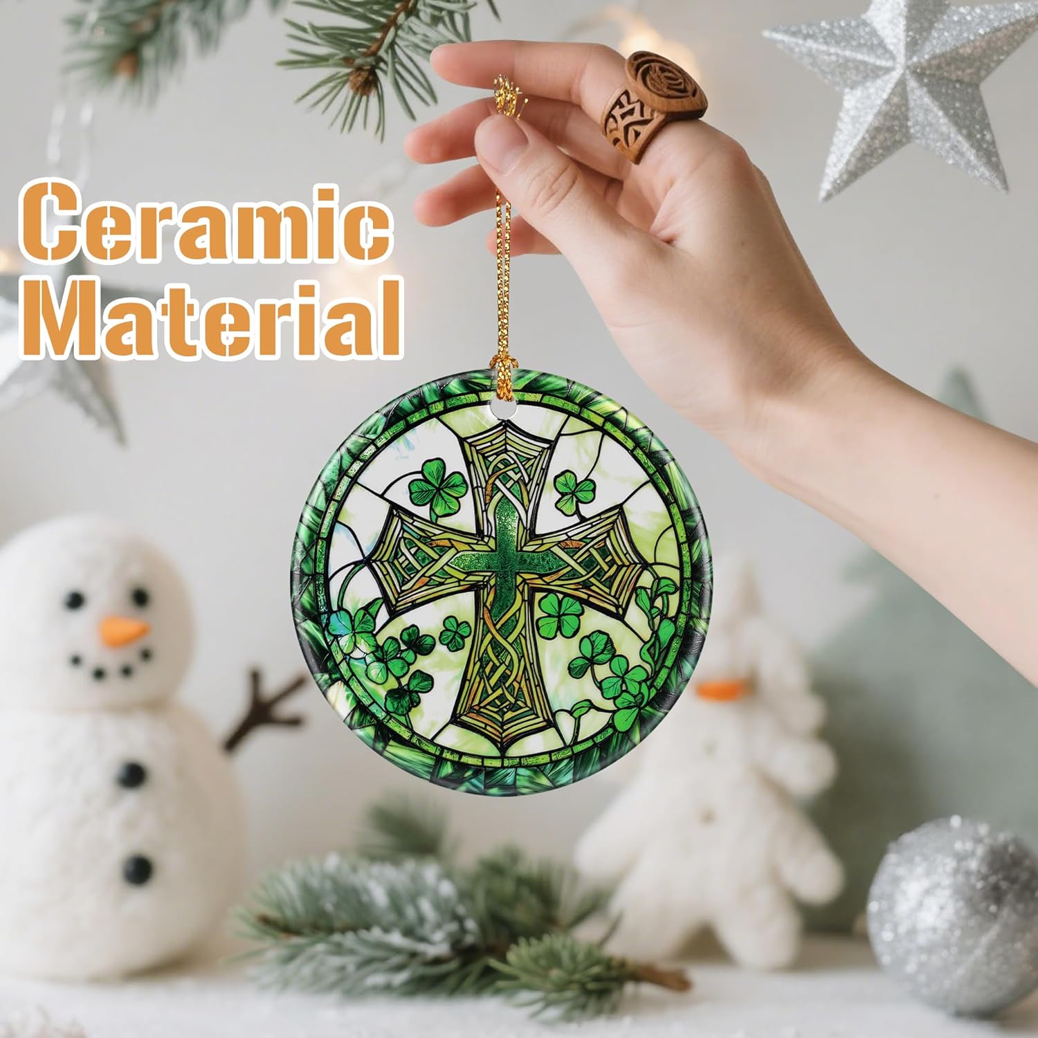 Religious Christmas Tree Decorations, Christmas Ornaments, Keepsake Ornaments, Holiday Decor, Cross Gifts, Christian Gift, Religious Gift, Holiday or Xmas Gifts