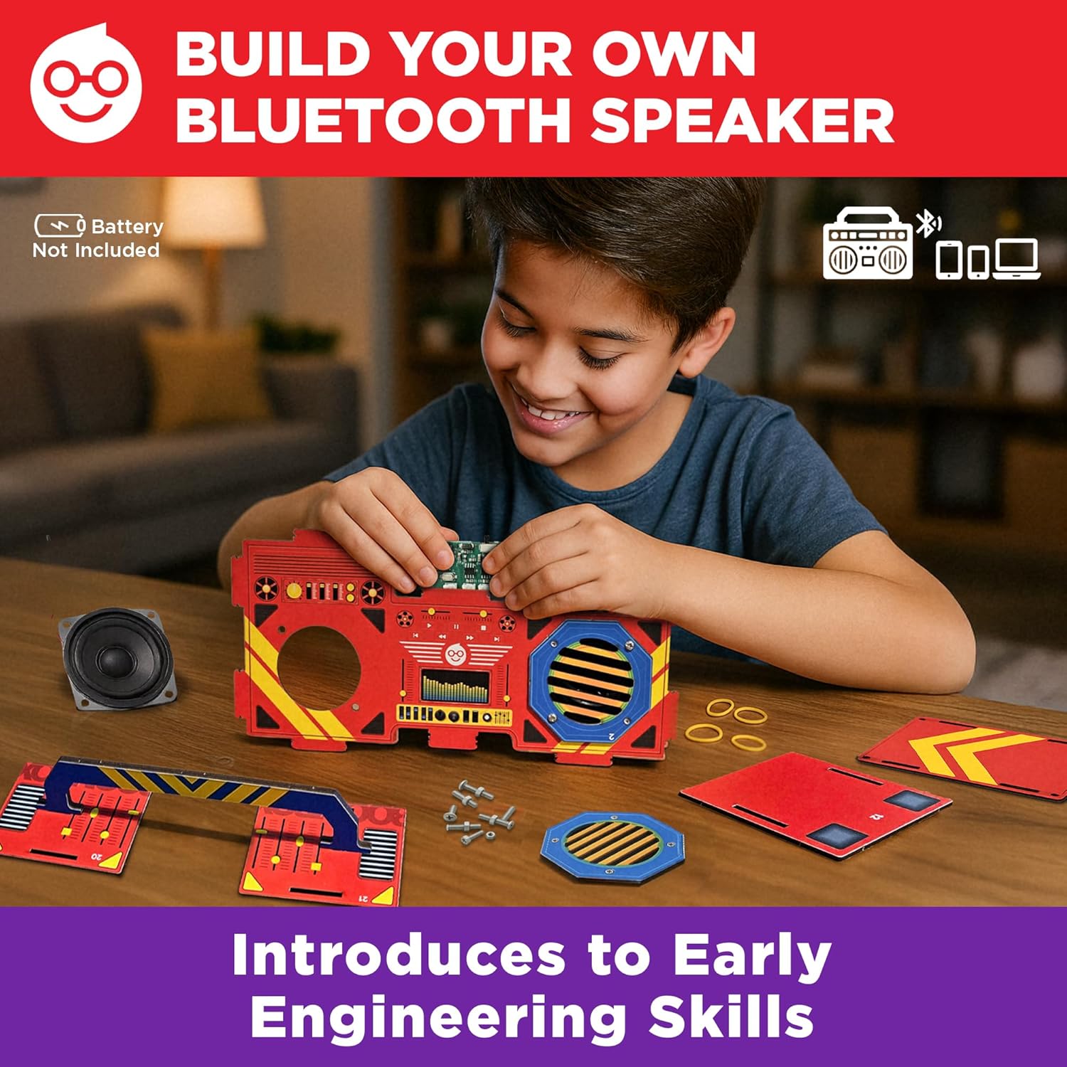 Doctor Jupiter Ultimate STEM Gift Set | Set of ‘Ultimate Science Kit’, ‘Boombox’ for Kids Ages 8+ | Birthday Gift Ideas for Boys, Girls | STEM Learning & Educational Toys for 8-10-12-14 Year Olds